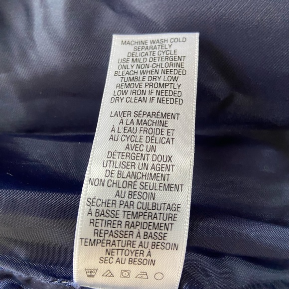 NEW but without tags Material Girl Dark Blue Pea Coat with Gold Buttons - Picture 7 of 9